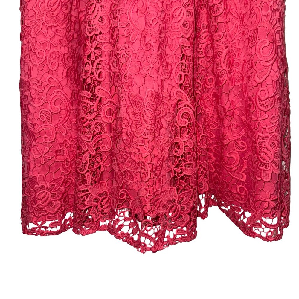 TORRID Midi Crochet Lace Sweetheart Dress Sz 2 NWT - Picture 8 of 16